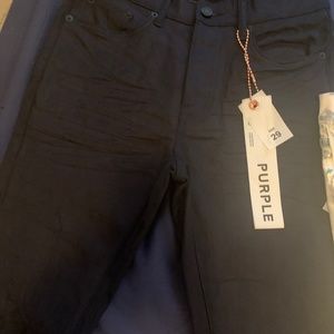 Purple jeans